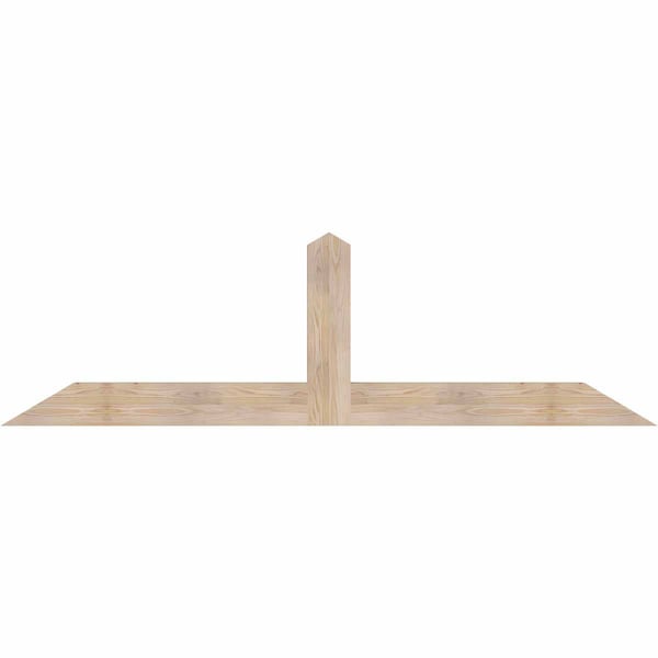 Ekena Millwork Portland Smooth Timber Gable Bracket, Douglas Fir, 84"W x 24"H x 3 1/2"D x 5 1/2"F, 7/12 Pitch GBW084X24X0406POR00SDF - main
